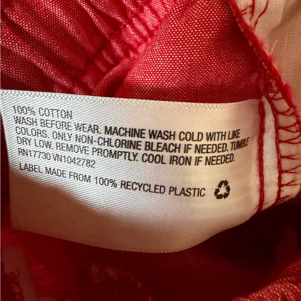 NWT Cat & Jack Toddler Boys Red Chambray Shorts - Size 2T - Picture 6 of 6